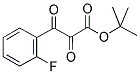 3-(2-FLUORO-PHENYL)-2,3-DIOXO-PROPIONIC ACID TERT-BUTYL ESTER Struktur