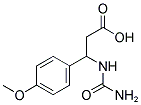 3-(4-METHOXY-PHENYL)-3-UREIDO-PROPIONIC ACID Struktur