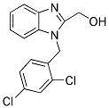 [1-(2,4-DICHLOROBENZYL)-1H-BENZIMIDAZOL-2-YL]METHANOL Struktur