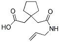 (1-[2-(ALLYLAMINO)-2-OXOETHYL]CYCLOPENTYL)ACETIC ACID Struktur