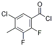 5-CHLORO-2,3-DIFLUORO-4-METHYLBENZOYL CHLORIDE Struktur