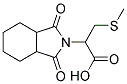 2-(1,3-DIOXO-OCTAHYDRO-ISOINDOL-2-YL)-3-METHYLSULFANYL-PROPIONIC ACID Struktur