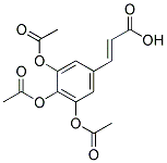 3,4,5-TRIACETOXYCINNAMIC ACID Struktur