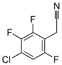 4-CHLORO-2,3,6-TRIFLUOROPHENYLACETONITRILE Struktur