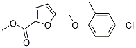 5-(4-CHLORO-2-METHYL-PHENOXYMETHYL)-FURAN-2-CARBOXYLIC ACID METHYL ESTER Struktur