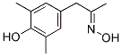 (3,5-DIMETHYL-4-HYDROXYPHENYL)ACETONE OXIME Struktur