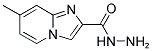 7-METHYLIMIDAZO[1,2-A]PYRIDINE-2-CARBOHYDRAZIDE Struktur