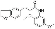 3-(2,3-DIHYDROBENZOFURAN-5-YL)-N-(2,5-DIMETHOXYPHENYL)PROPANAMIDE Struktur