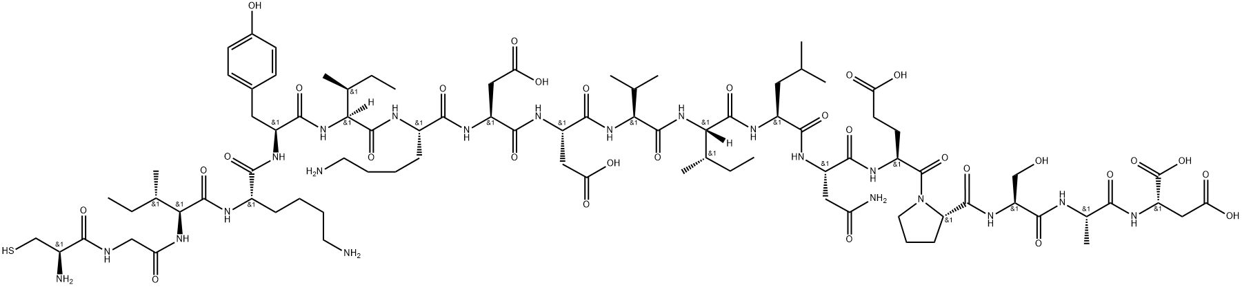 Amyloid Bri Protein Precursor277 (89-106) 結(jié)構(gòu)式