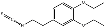 1,2-DIETHOXY-4-(2-ISOTHIOCYANATO-ETHYL)-BENZENE Struktur