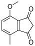 4-METHOXY-7-METHYL-1H-INDENE-1,3(2H)-DIONE Struktur