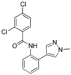 2,4-DICHLORO-N-[2-(1-METHYL-1H-PYRAZOL-4-YL)PHENYL]BENZAMIDE Struktur