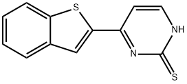 4-(1-BENZOTHIOPHEN-2-YL)-2-PYRIMIDINETHIOL Struktur