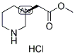 (S)-METHYL 2-(PIPERIDIN-3-YL)ACETATE HYDROCHLORIDE Struktur