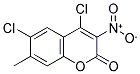 4,6-DICHLORO-7-METHYL-3-NITROCOUMARIN Struktur