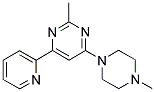 2-METHYL-4-(4-METHYLPIPERAZIN-1-YL)-6-PYRIDIN-2-YLPYRIMIDINE Struktur