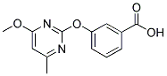 3-[(4-METHOXY-6-METHYLPYRIMIDIN-2-YL)OXY]BENZOIC ACID Struktur