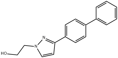 2-(3-[1,1'-BIPHENYL]-4-YL-1H-PYRAZOL-1-YL)-1-ETHANOL Struktur