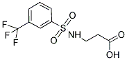 3-(3-TRIFLUOROMETHYL-BENZENESULFONYLAMINO)-PROPIONIC ACID Struktur