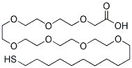 23-(9-MERCAPTONONYL)-3,6,9,12,15,18,21-HEPTAOXATRICOSANOIC ACID Struktur