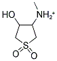 (4-HYDROXY-1,1-DIOXO-TETRAHYDRO-1LAMBDA6-THIOPHEN-3-YL)-METHYL-AMMONIUM Struktur