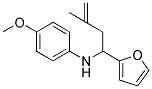 (1-FURAN-2-YL-3-METHYL-BUT-3-ENYL)-(4-METHOXY-PHENYL)-AMINE Struktur