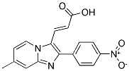 3-[7-METHYL-2-(4-NITRO-PHENYL)-IMIDAZO[1,2-A]-PYRIDIN-3-YL]-ACRYLIC ACID Struktur