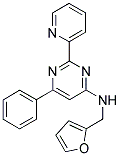 N-(2-FURYLMETHYL)-6-PHENYL-2-PYRIDIN-2-YLPYRIMIDIN-4-AMINE Struktur