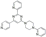 4-PYRIDIN-4-YL-2-PYRIDIN-2-YL-6-(4-PYRIDIN-2-YL-PIPERAZIN-1-YL)-PYRIMIDINE Struktur