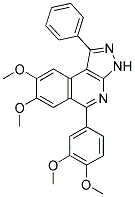 5-(3,4-DIMETHOXYPHENYL)-7,8-DIMETHOXY-1-PHENYL-3H-PYRAZOLO[3,4-C]ISOQUINOLINE Struktur