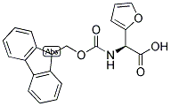 (S)-[(9H-FLUOREN-9-YLMETHOXYCARBONYLAMINO)]-FURAN-2-YL-ACETIC ACID Struktur