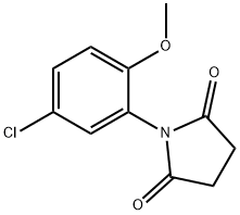 1-(5-CHLORO-2-METHOXYPHENYL)DIHYDRO-1H-PYRROLE-2,5-DIONE Struktur