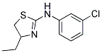 (3-CHLORO-PHENYL)-(4-ETHYL-4,5-DIHYDRO-THIAZOL-2-YL)-AMINE Struktur