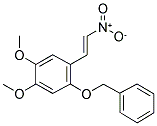 1-(2-BENZYLOXY-4,5-DIMETHOXYPHENYL)-2-NITROETHENE Struktur