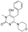 5-BENZYL-6-HYDROXY-1-METHYL-4-MORPHOLIN-4-YLPYRIMIDIN-2(1H)-ONE Struktur