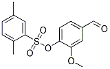 2,5-DIMETHYL-BENZENESULFONIC ACID 4-FORMYL-2-METHOXY-PHENYL ESTER Struktur