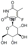 N1-BETA-D-GLUCOPYRANOSYL-6-FLUOROTHYMINE Struktur