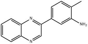 2-METHYL-5-QUINOXALIN-2-YL-PHENYLAMINE Struktur