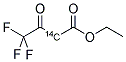 4,4,4 ETHYL-TRIFLUOROACETOACETATE, [2-14C] Struktur