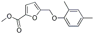 5-(2,4-DIMETHYL-PHENOXYMETHYL)-FURAN-2-CARBOXYLIC ACID METHYL ESTER Struktur