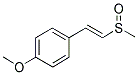 2-(4-METHOXYPHENYL)VINYL METHYL SULFOXIDE Struktur