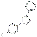 4-(4-CHLOROPHENYL)-1-PHENYL-1H-PYRAZOLE Struktur