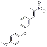 1-(3-(4-METHOXYPHENOXY)PHENYL)-2-NITROPROPENE Struktur