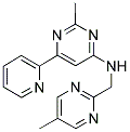 2-METHYL-N-[(5-METHYLPYRIMIDIN-2-YL)METHYL]-6-PYRIDIN-2-YLPYRIMIDIN-4-AMINE Struktur