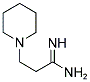 1-PIPERIDINEPROPANIMIDAMIDE Struktur