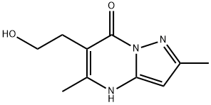 6-(2-HYDROXYETHYL)-2,5-DIMETHYLPYRAZOLO[1,5-A]PYRIMIDIN-7(4H)-ONE Struktur