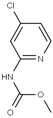 METHYL 4-CHLOROPYRIDIN-2-YLCARBAMATE Struktur