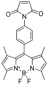 4,4-DIFLUORO-1,3,5,7-TETRAMETHYL-8-(4-MALEIMIDYLPHENYL)-4-BORA-3A,4A-DIAZA-S-INDACENE Struktur