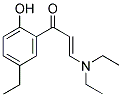 (E)-3-(DIETHYLAMINO)-1-(5-ETHYL-2-HYDROXYPHENYL)PROP-2-EN-1-ONE Struktur