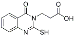 3-(2-MERCAPTO-4-OXOQUINAZOLIN-3(4H)-YL)PROPANOIC ACID Struktur